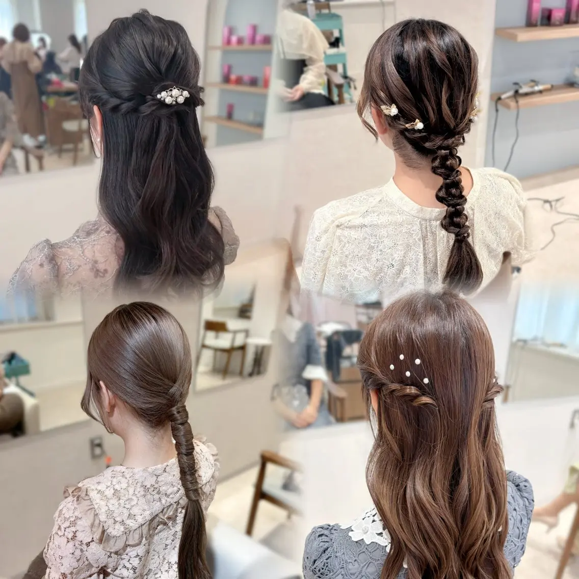 お呼ばれヘアセット(早朝料金 : 9時台￥4,900)の写真