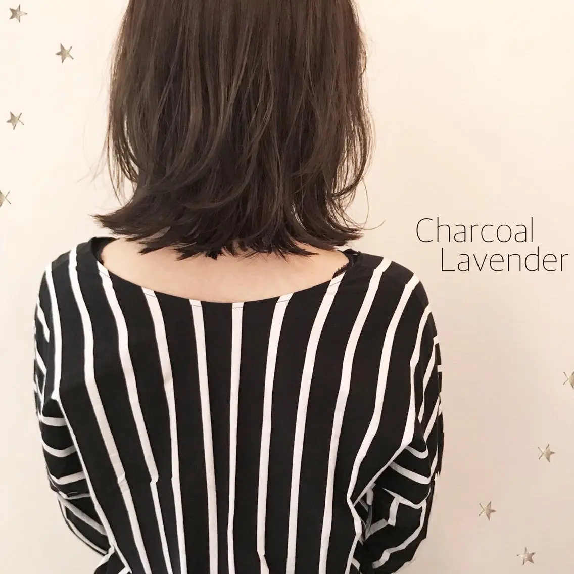 ミディアム カラー 市川 千夏のヘアスタイル