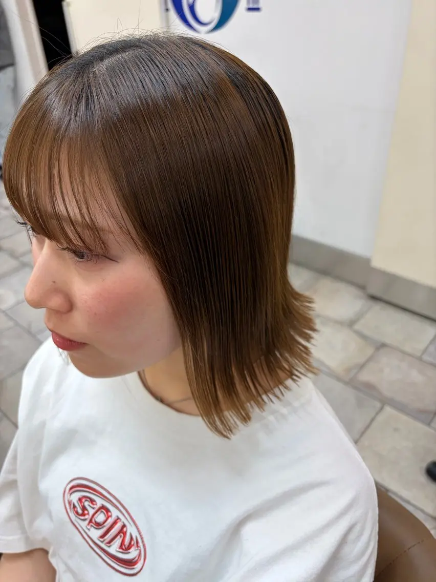 ショート カット トリートメント ヘッドスパ カラー/アイリスト 麻優のヘアスタイル