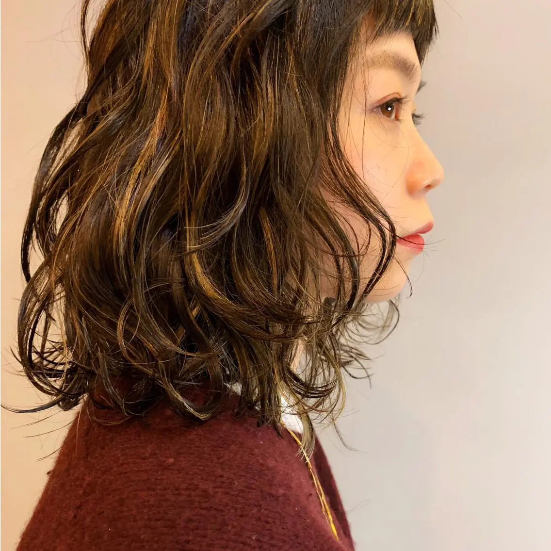 ショート カラー パーマ ハイライトカラー ハイライト tension 【テンション】のヘアスタイル