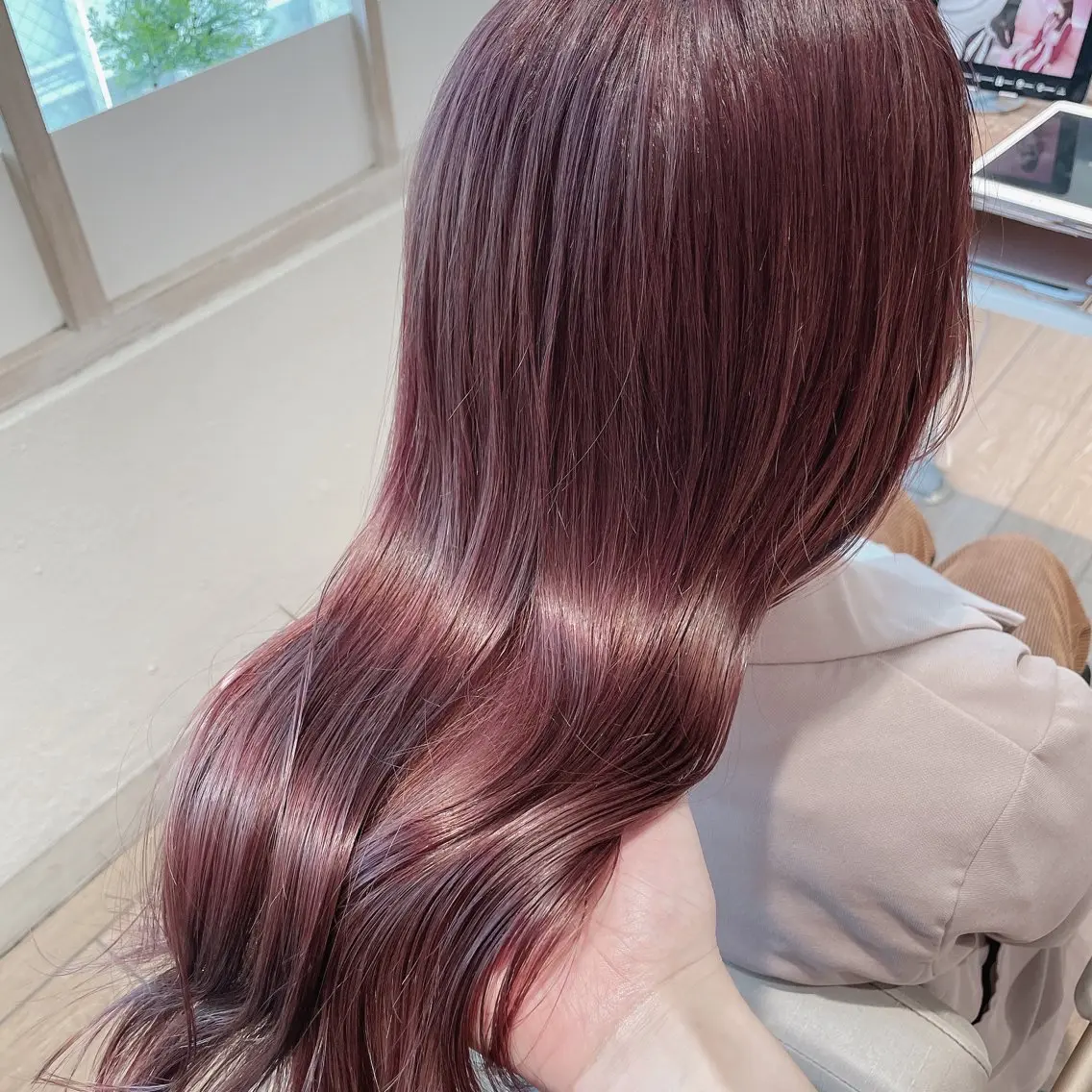 ロング 艶カラー/中崎町/ マナ🌼のヘアスタイル