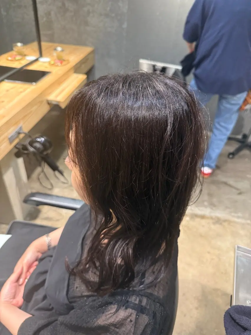 カラー 西村 颯世のヘアスタイル