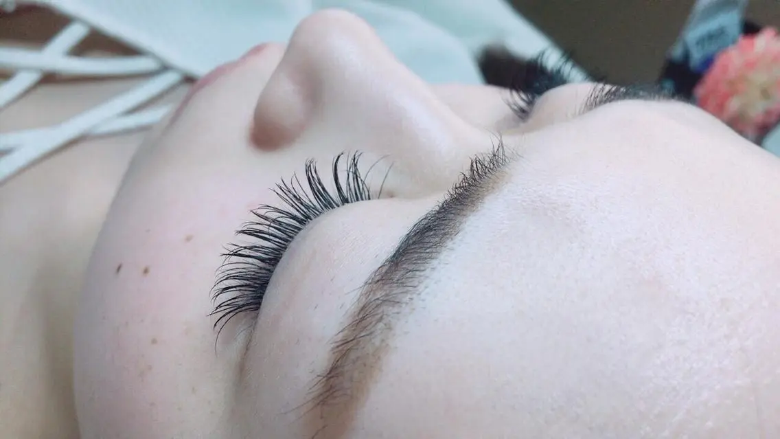 ロング カラー パーマ ヘアアレンジ キッズ ネイル マツエク・マツパ brille ~eyelash~のヘアスタイル