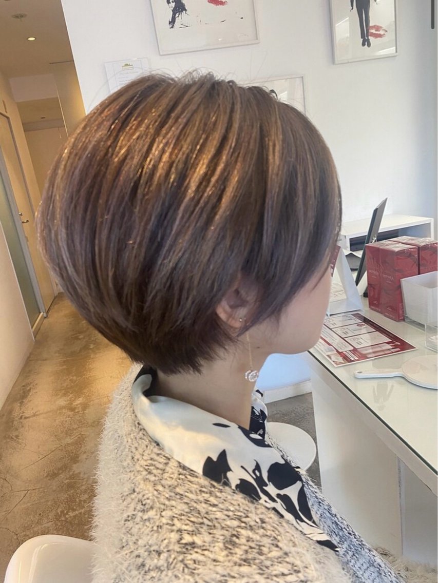 ショートカット ＋ Aujuaトリートメント🫧の写真