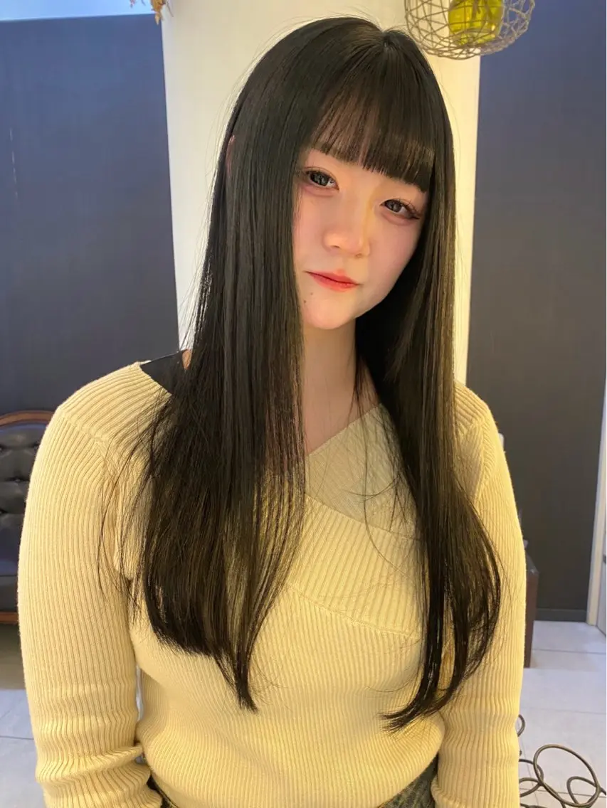 ロング カラー カット ヘアカラー トリートメント mai / linoah˚✧のヘアスタイル