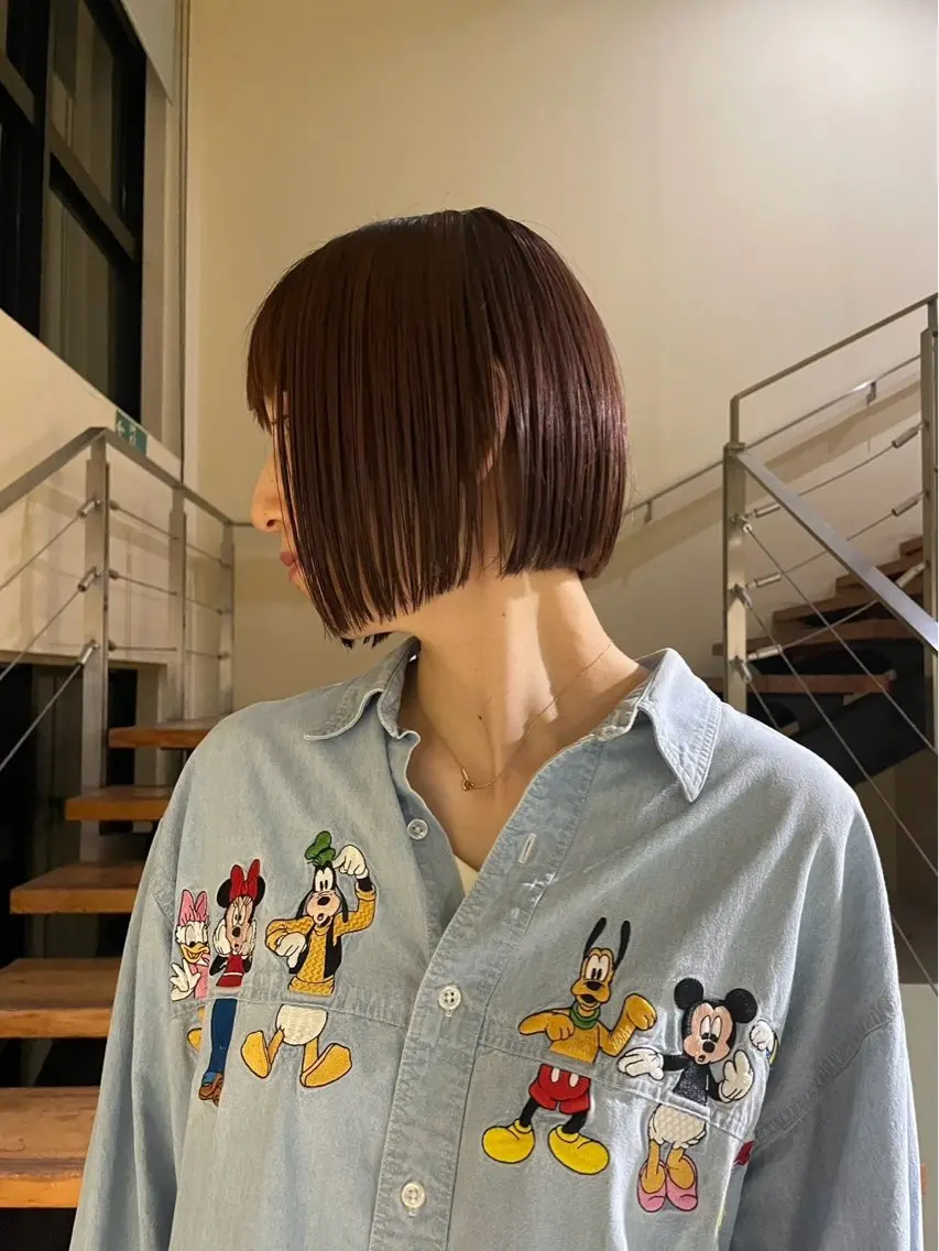 ショート カラー レイヤーカット🪽 Kanaのヘアスタイル
