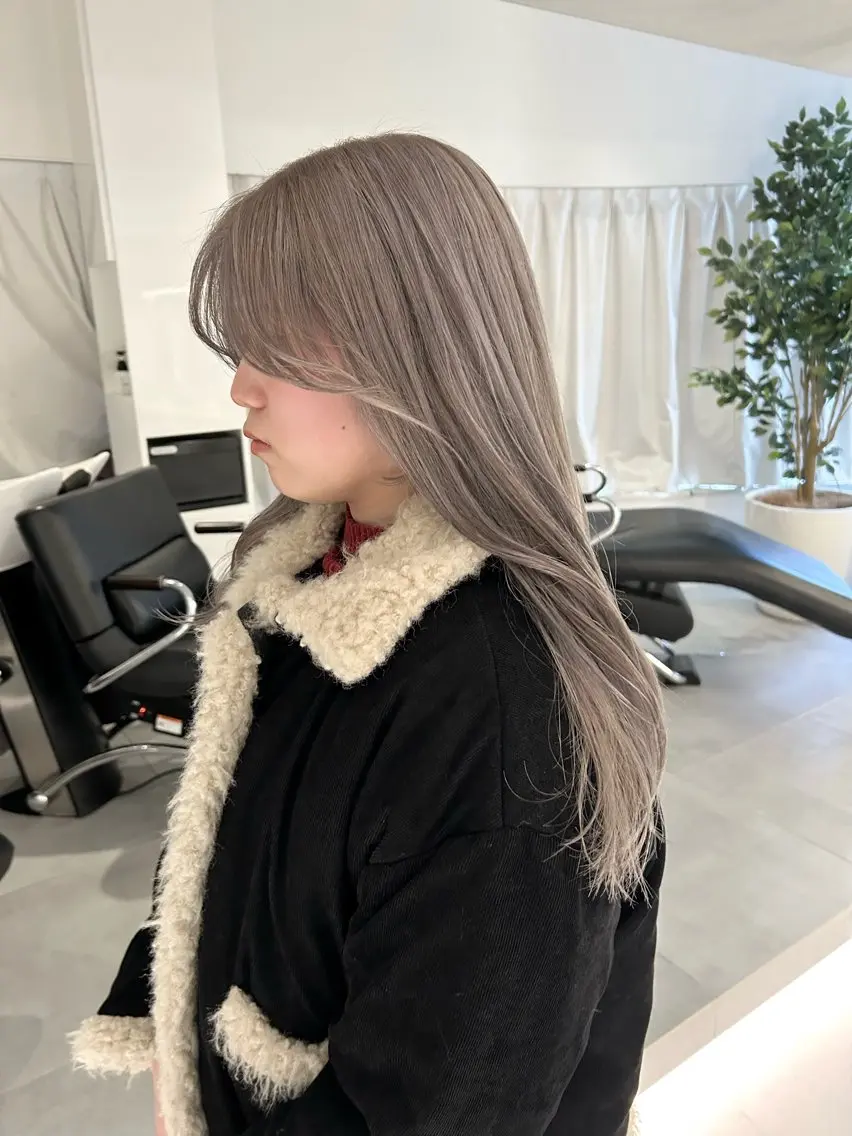 ロング カラー 🪞透け感&韓国ヘア 🪞honokaのヘアスタイル
