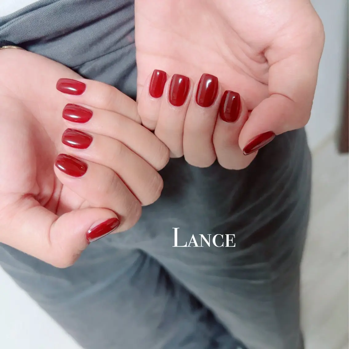 ネイル オーロラネイル フットネイル フレンチネイル キラキラネイル 韓国ネイル Lance nailのネイルデザイン