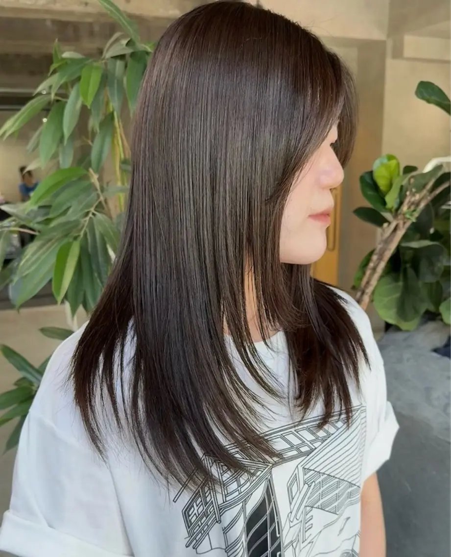 ミディアム カラー 鶴巻 智樹のヘアスタイル