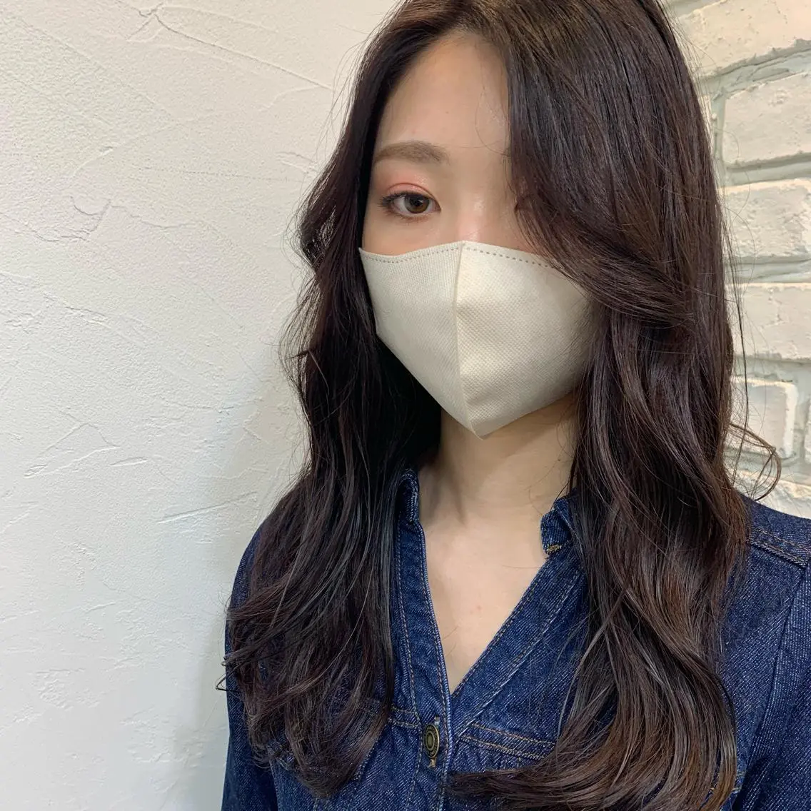 ロング カラー 韓国風ヘア CHIC 岩下真衣のヘアスタイル