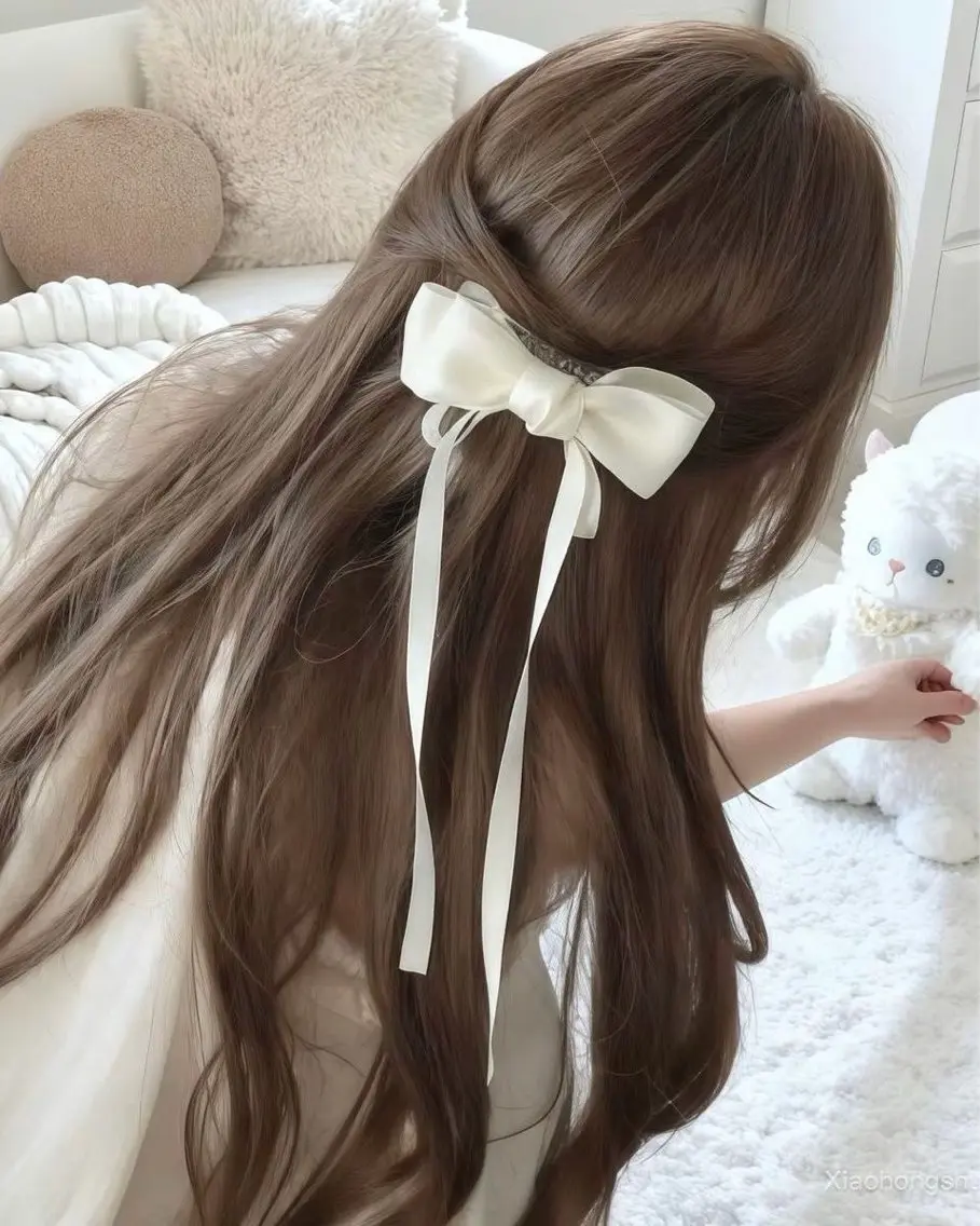 ロング カラー ヘアアレンジ ヘアカラー トリートメント 垢抜け透明感 カラー🪽ྀི🤎のヘアスタイル
