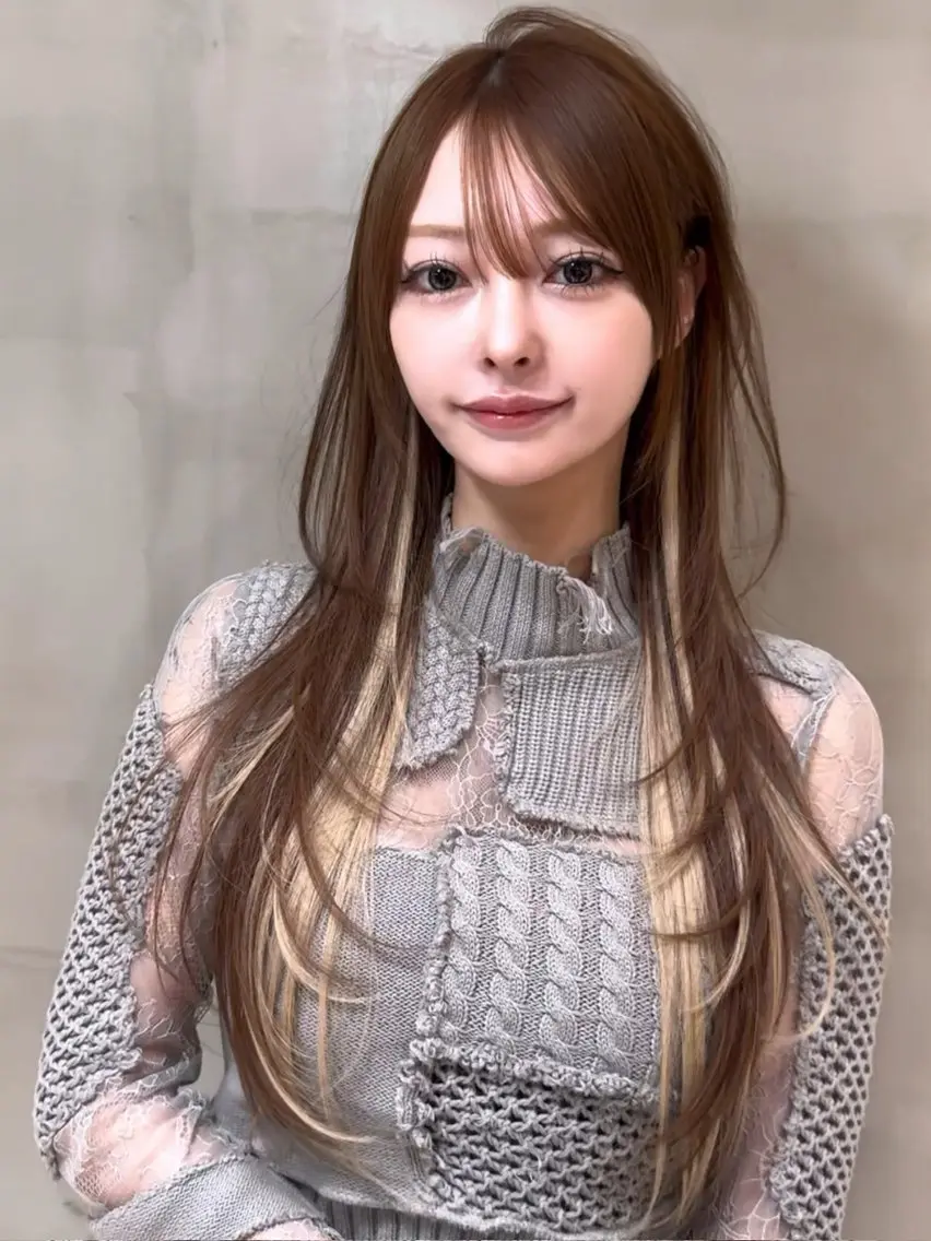 ロング レイヤーカット 佐渡優 365連勤する美容師のヘアスタイル