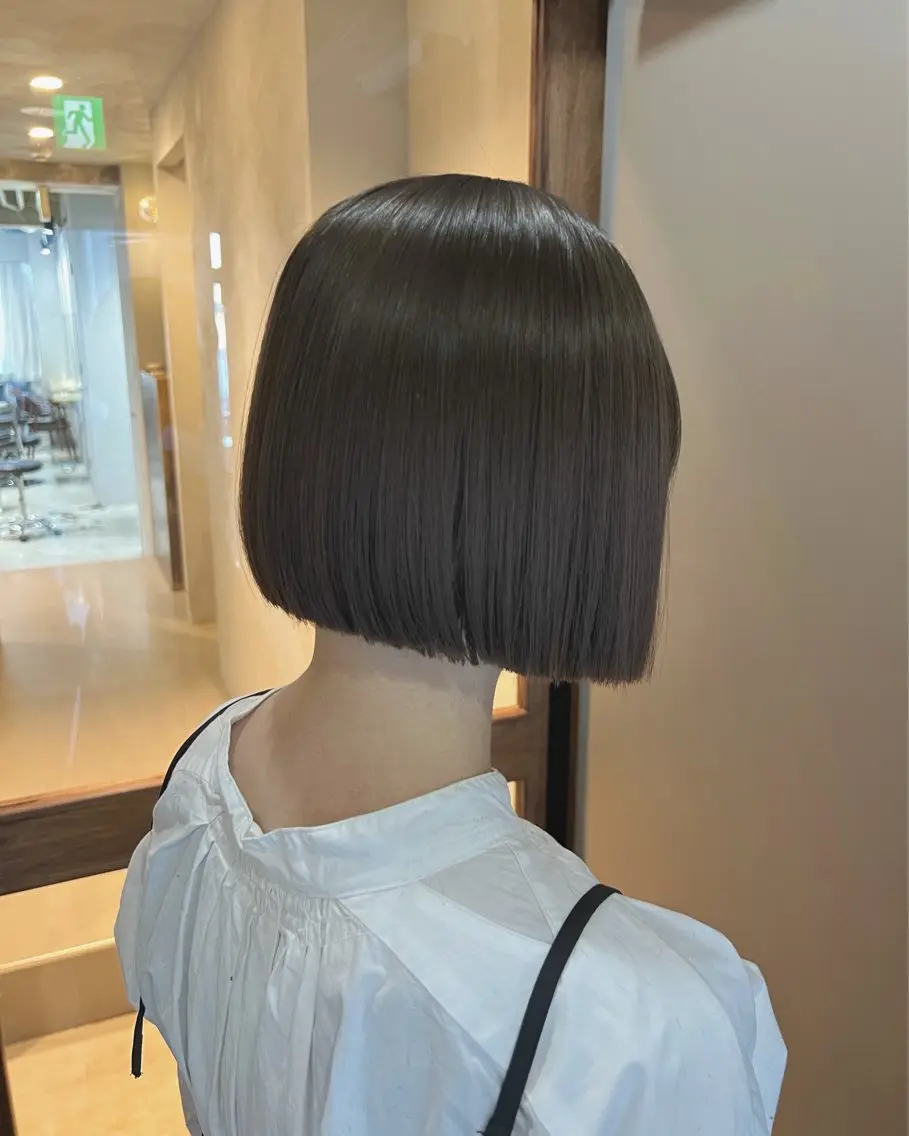 ミディアム カラー カット ヘアカラー トリートメント akane/ボブ /ブラウンベージュのヘアスタイル