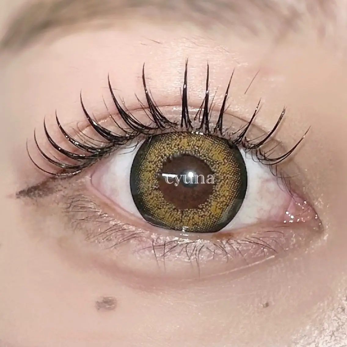 パリジェンヌ➕エクステ(フラットラッシュ)100本の写真