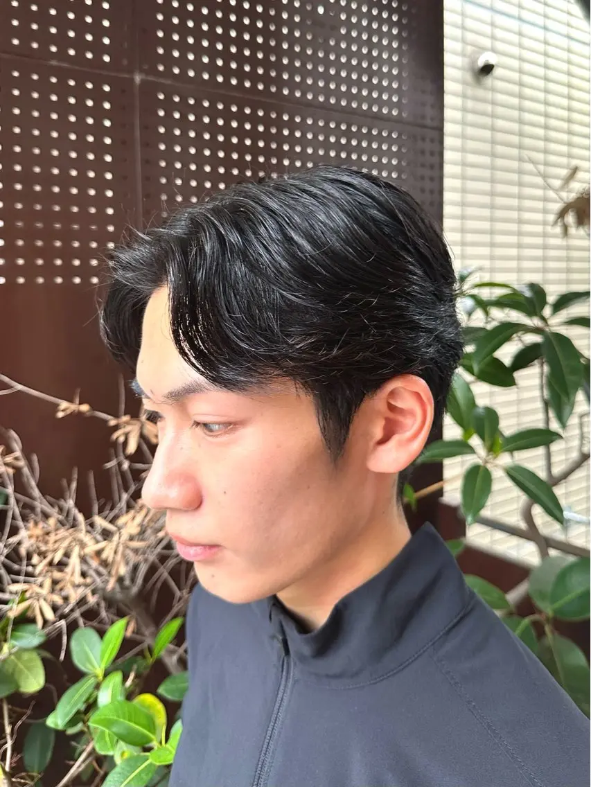 ショート パーマ パーマ 新屋敷 拓大のヘアスタイル