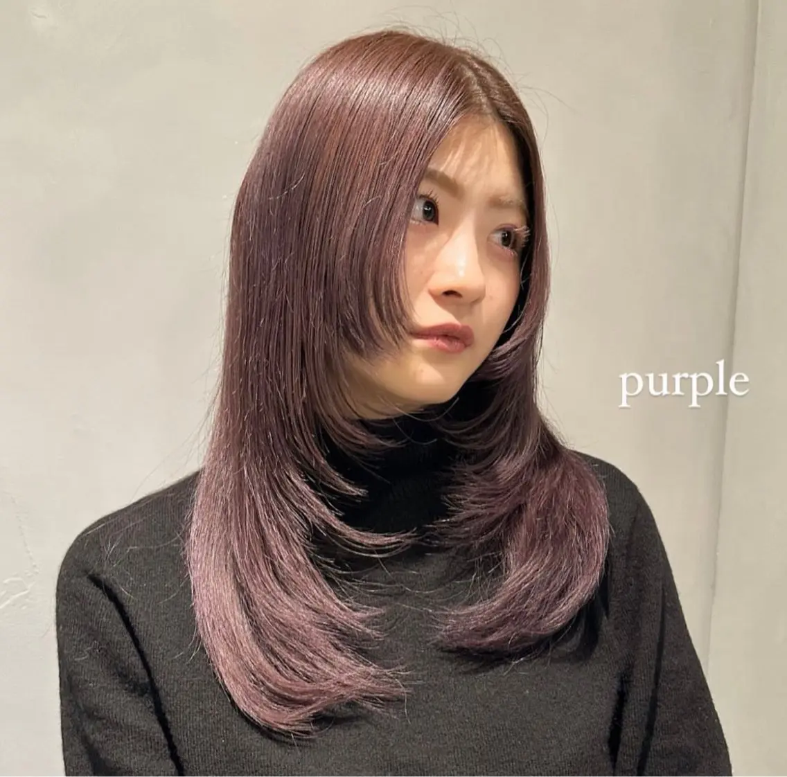 ロング カラー カット Haruka 🎀暖色カラーのヘアスタイル