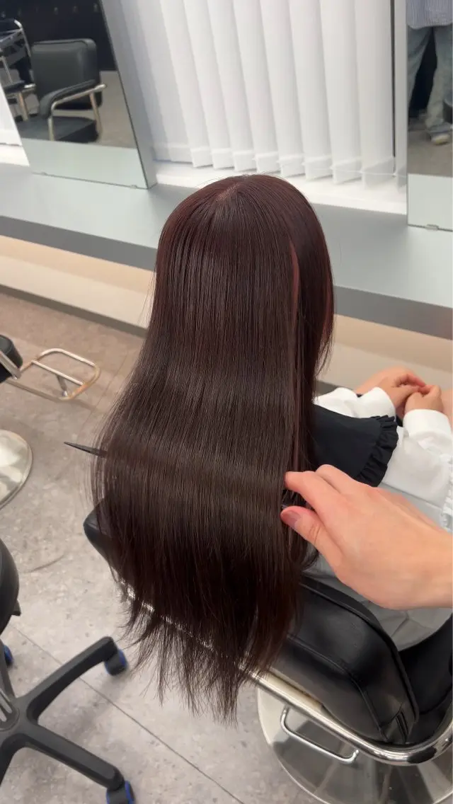 ロング 髪質改善ストレート Kantaのヘアスタイル
