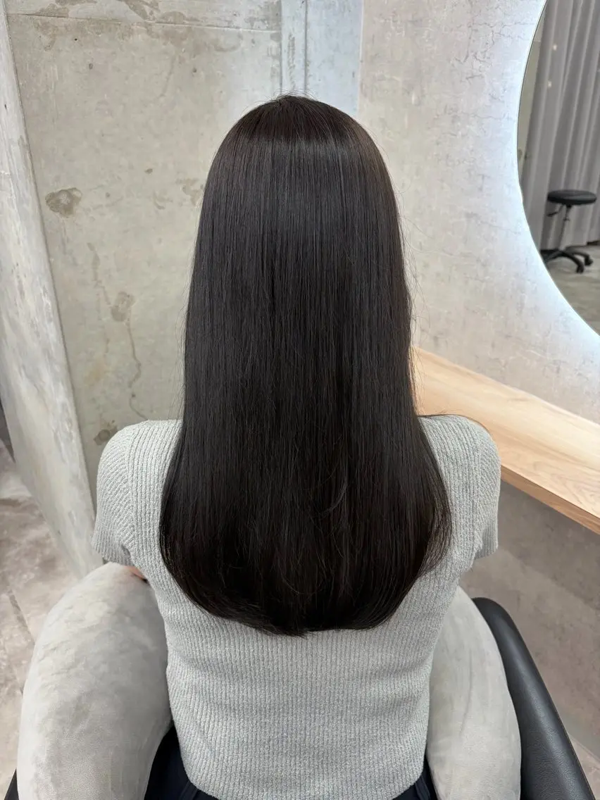 【オリーブカラーしたい人におすすめ🫒】ワンカラー+高発色カラー+Aujuaトリートメントの写真