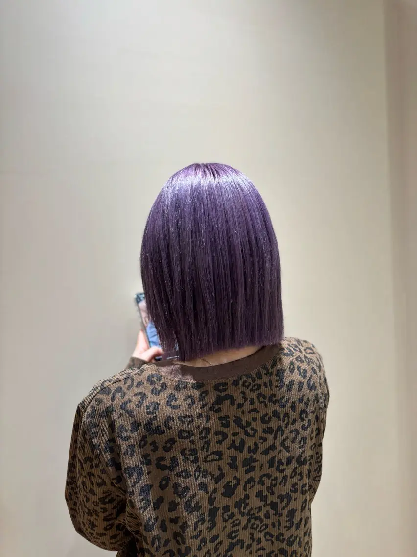 【ダメージ98%off🫧】ケアブリーチ+オンカラーの写真