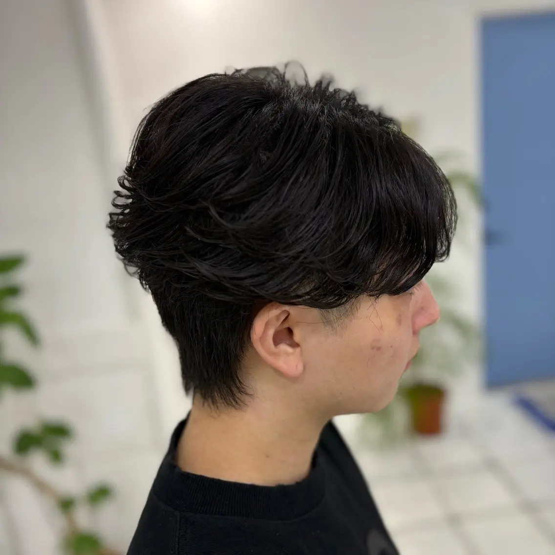 パーマ メンズ カット パーマ 阿部 渓太のヘアスタイル