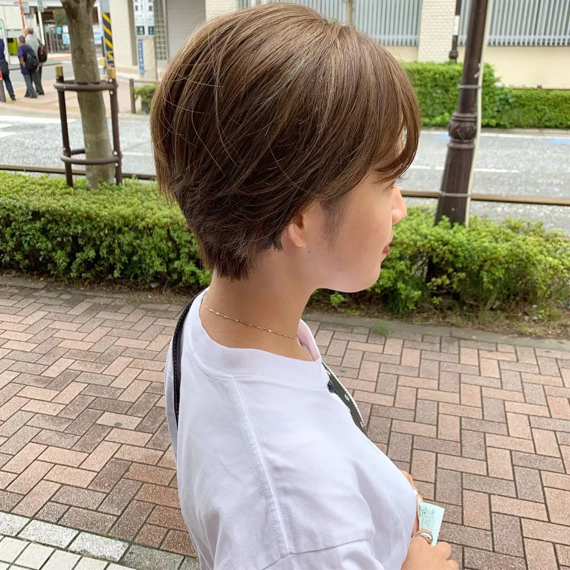 ショート アッシュ ハイライト 👑満足度1000% 重村 春奈👑のヘアスタイル
