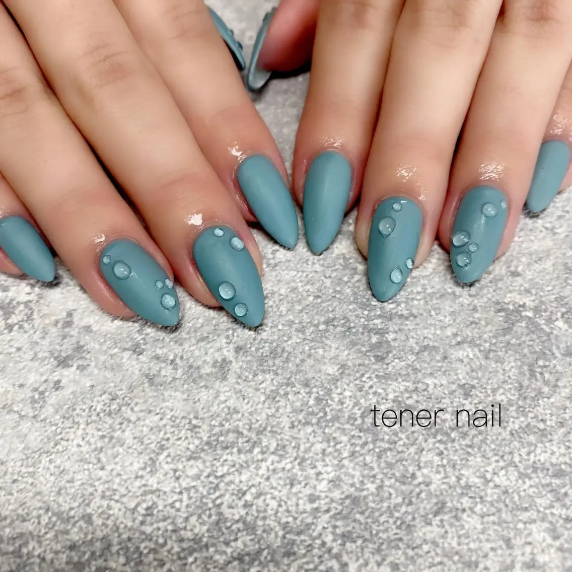 ネイル マットネイル テネルネイル tener nailのネイルデザイン