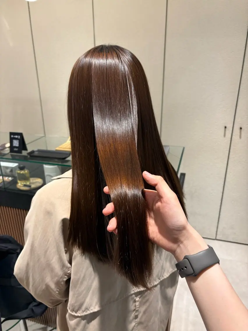 縮毛矯正 yiye shioriのヘアスタイル