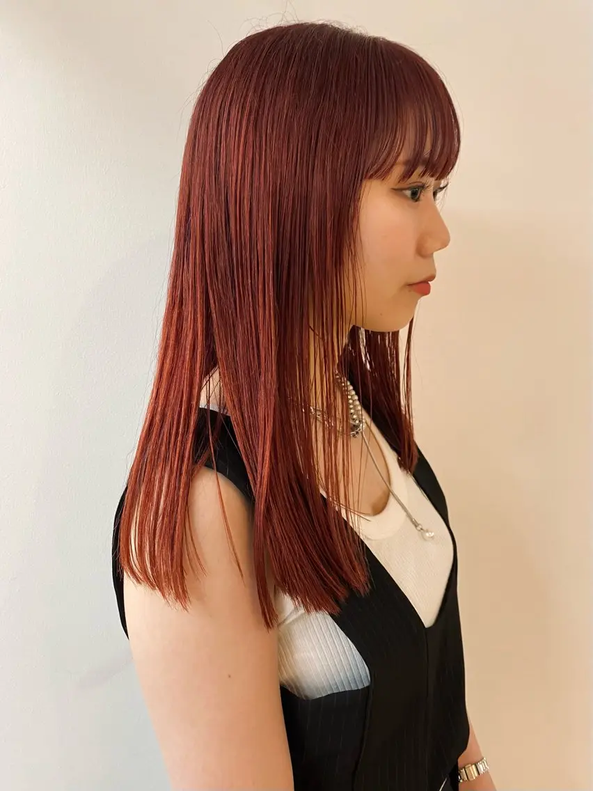 ミディアム カラー 無料カットモデル募集 🌱ひょうがのヘアスタイル
