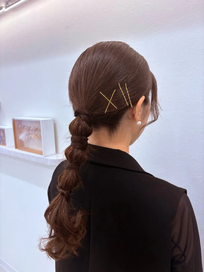 ロング ヘアアレンジ キッズ ヘアセット ヘアセット／六本木 Yukaのヘアスタイル
