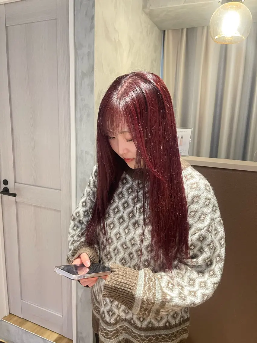 ロング カラー 阪倉 美玲のヘアスタイル