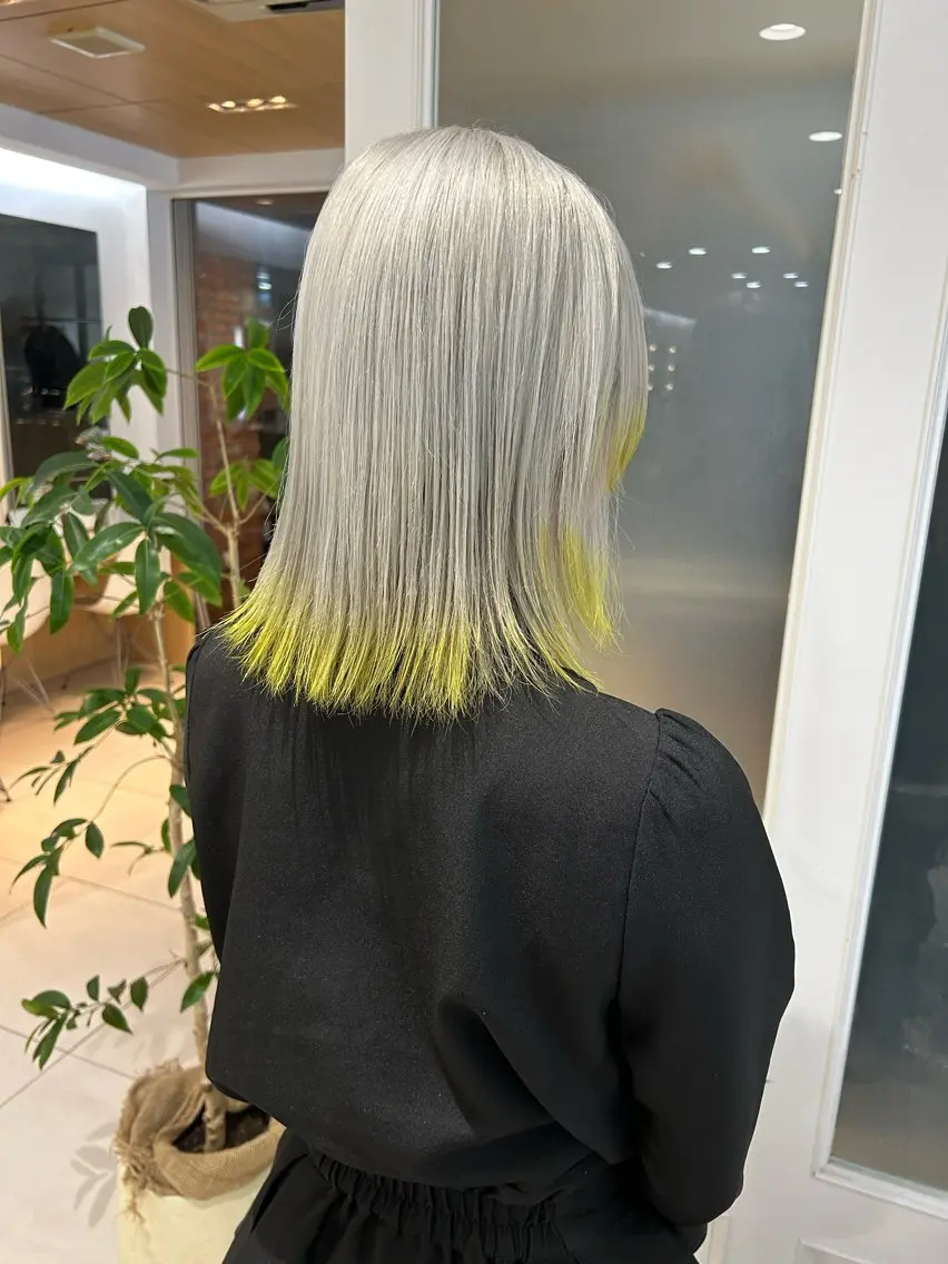 【必見👀】ケアブリーチ＋カラー＋トリートメントの写真