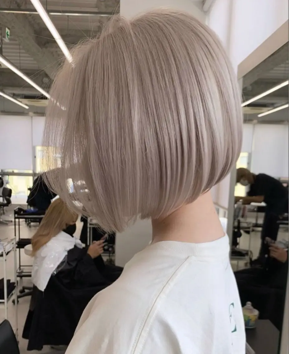 ショート カット ヘアカラー トリートメント ✨ ラフィス川崎✨ しゅけ髪質改善カラーのヘアスタイル