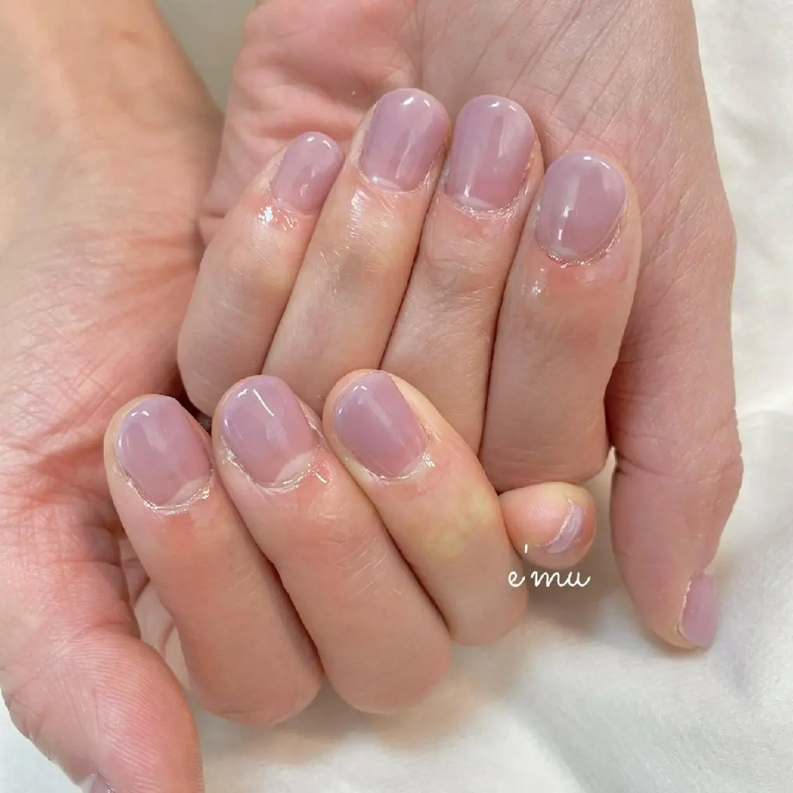 ネイル オフィスネイル ハンドネイル nail salon e'mu💐のネイルデザイン