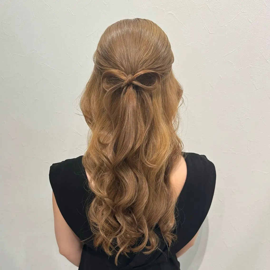 ヘアアレンジ ハーフアップ ヘアセット Mikazuki オーナーTeradaのマツエク・マツパデザイン