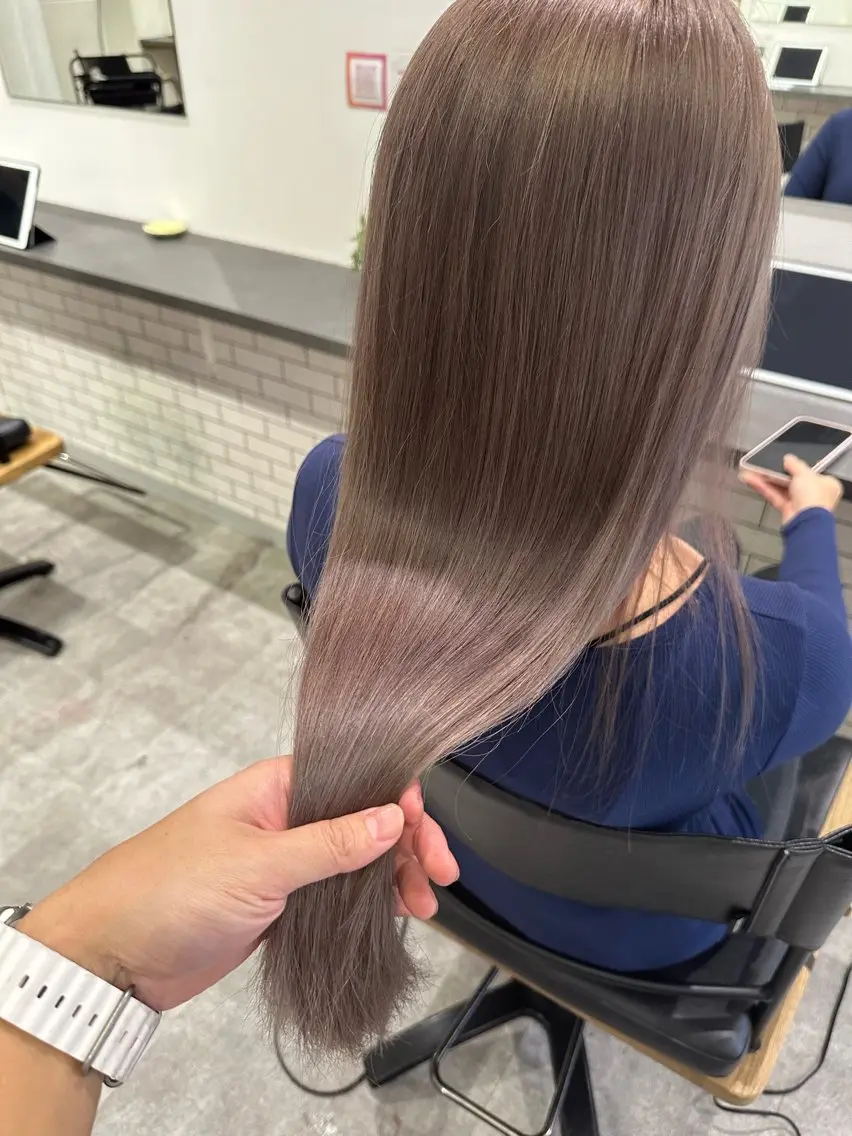 ミディアム カラー ショートボブ アディクシーカラー バレイヤージュ ブリーチ ケアブリーチ ヘアカラー JILBLAN京都 ショート/ハイライトのヘアスタイル