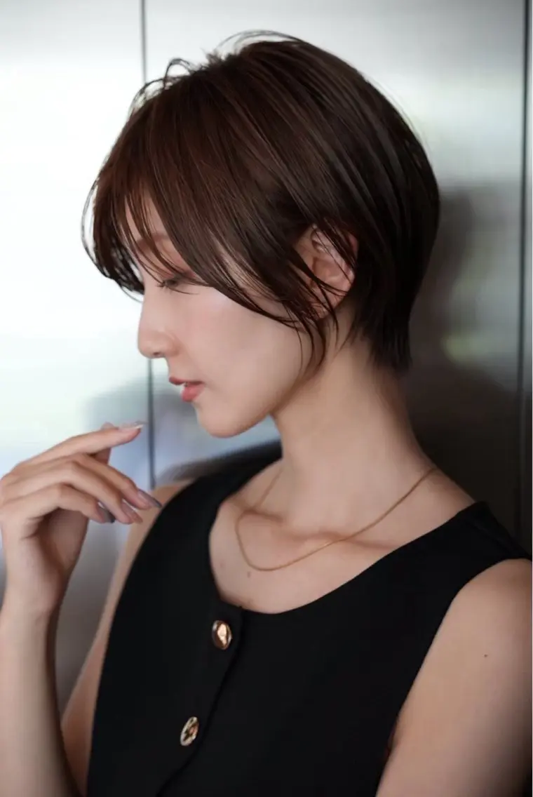ショート カラー 加賀 千聖 /soigneのヘアスタイル