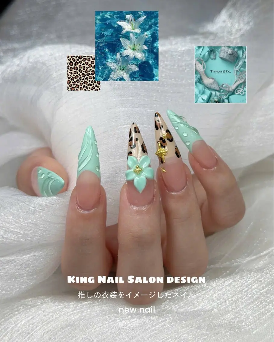 ネイル アートネイル 長さ出し フレンチネイル 韓国ネイル マグネットネイル ハンドネイル King Nail_Salonのネイルデザイン