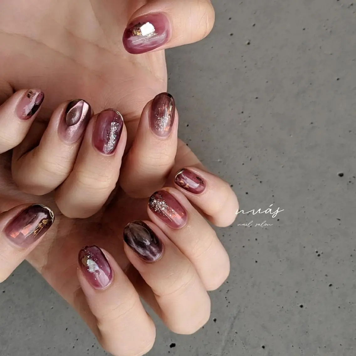 ネイル nuás nail & eyeのネイルデザイン
