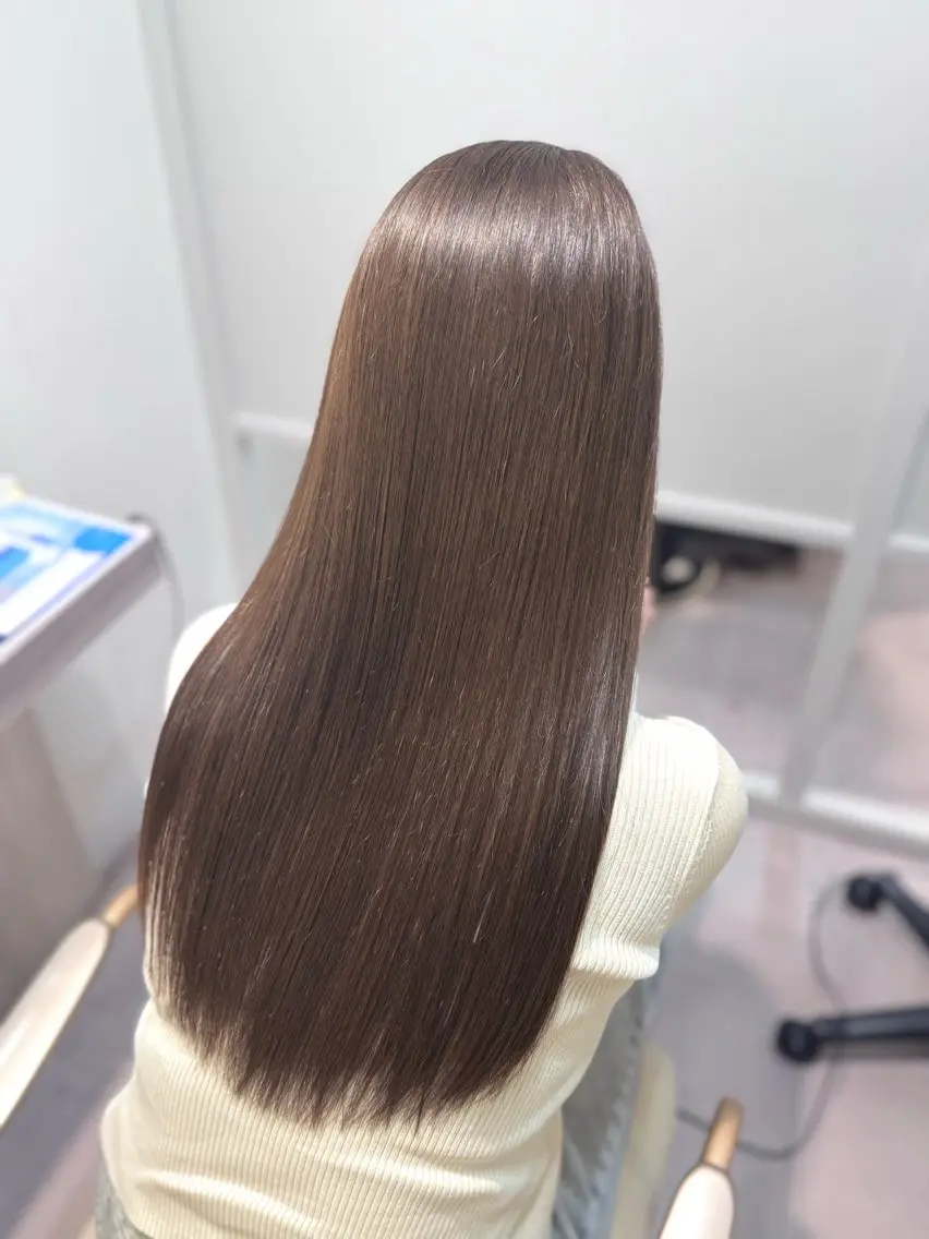 ロング カラー カット ヘアカラー トリートメント 渡邉 美咲のヘアスタイル