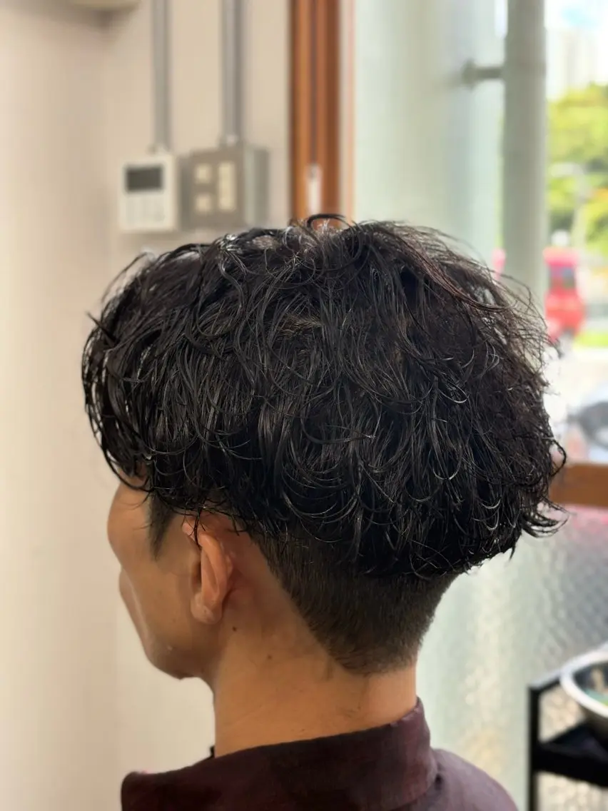 パーマ メンズ メンズパーマ パーマ Snalyメンズ特化 スエハラのヘアスタイル