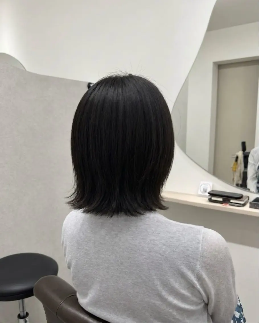 ミディアム 梅本 淑人のヘアスタイル