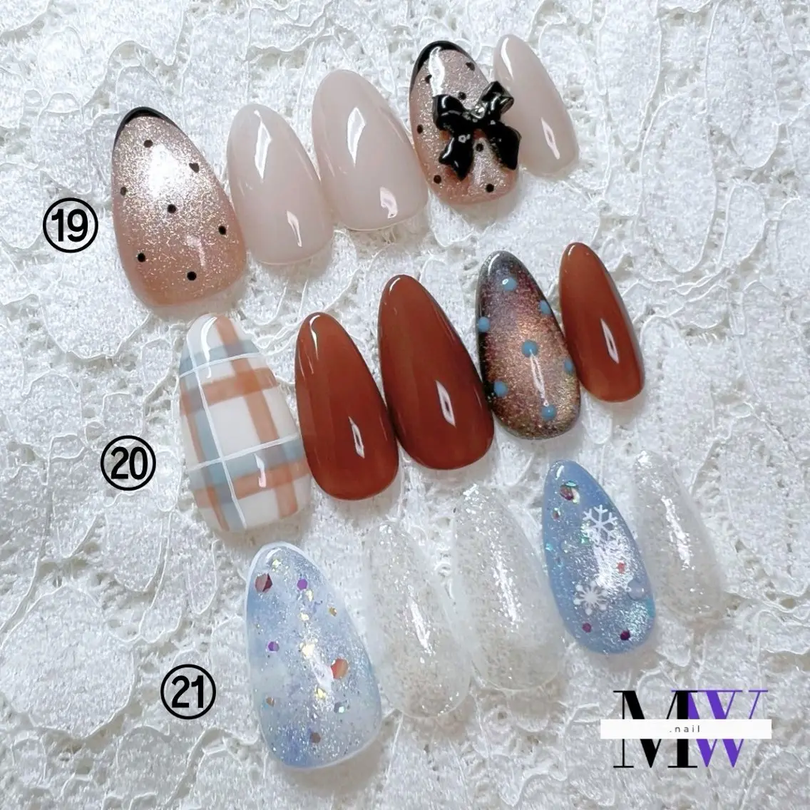 ネイル アートネイル ハンドネイル MW .nailのネイルデザイン