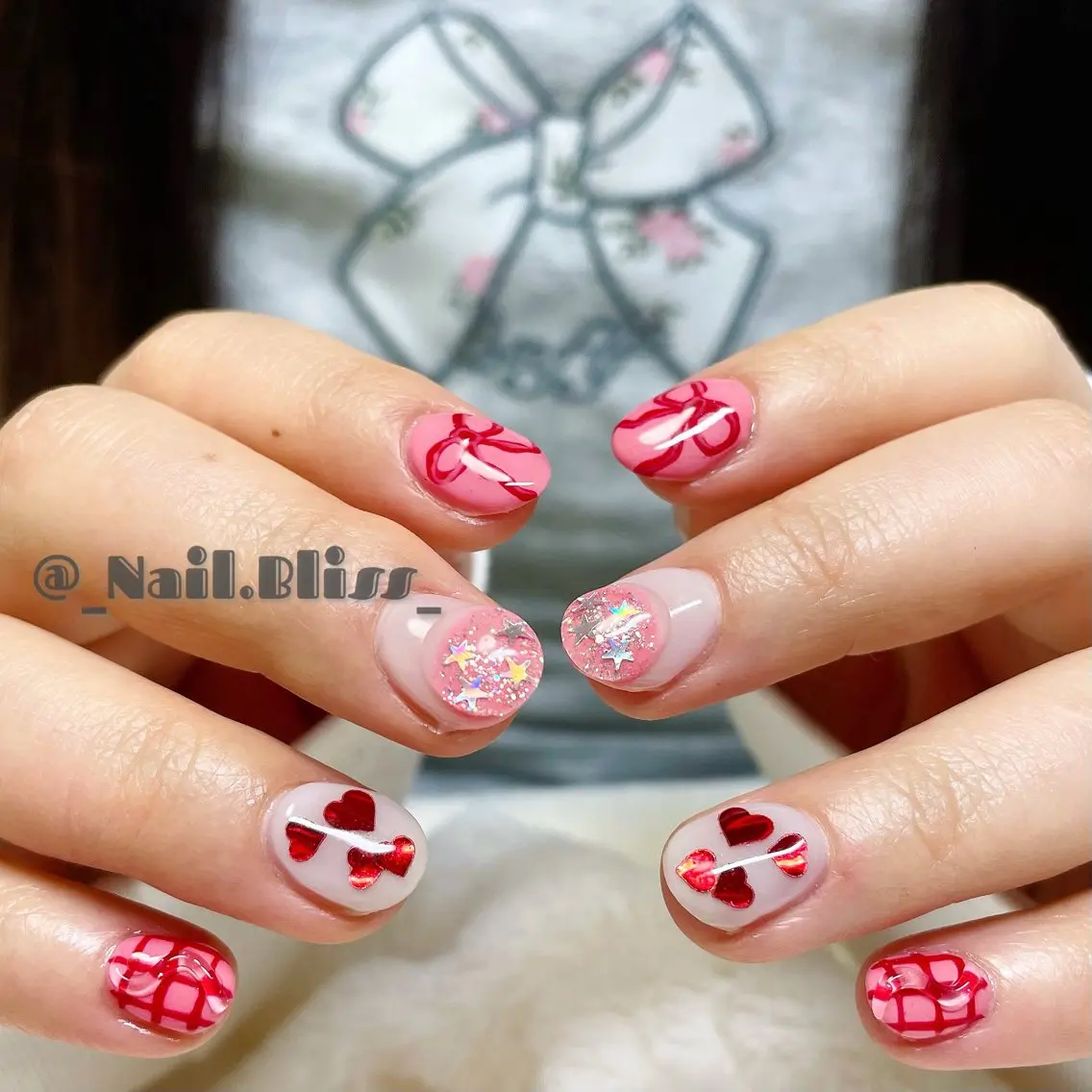 ネイル アートネイル 持ち込み ハンドネイル NAIL BLISSのネイルデザイン