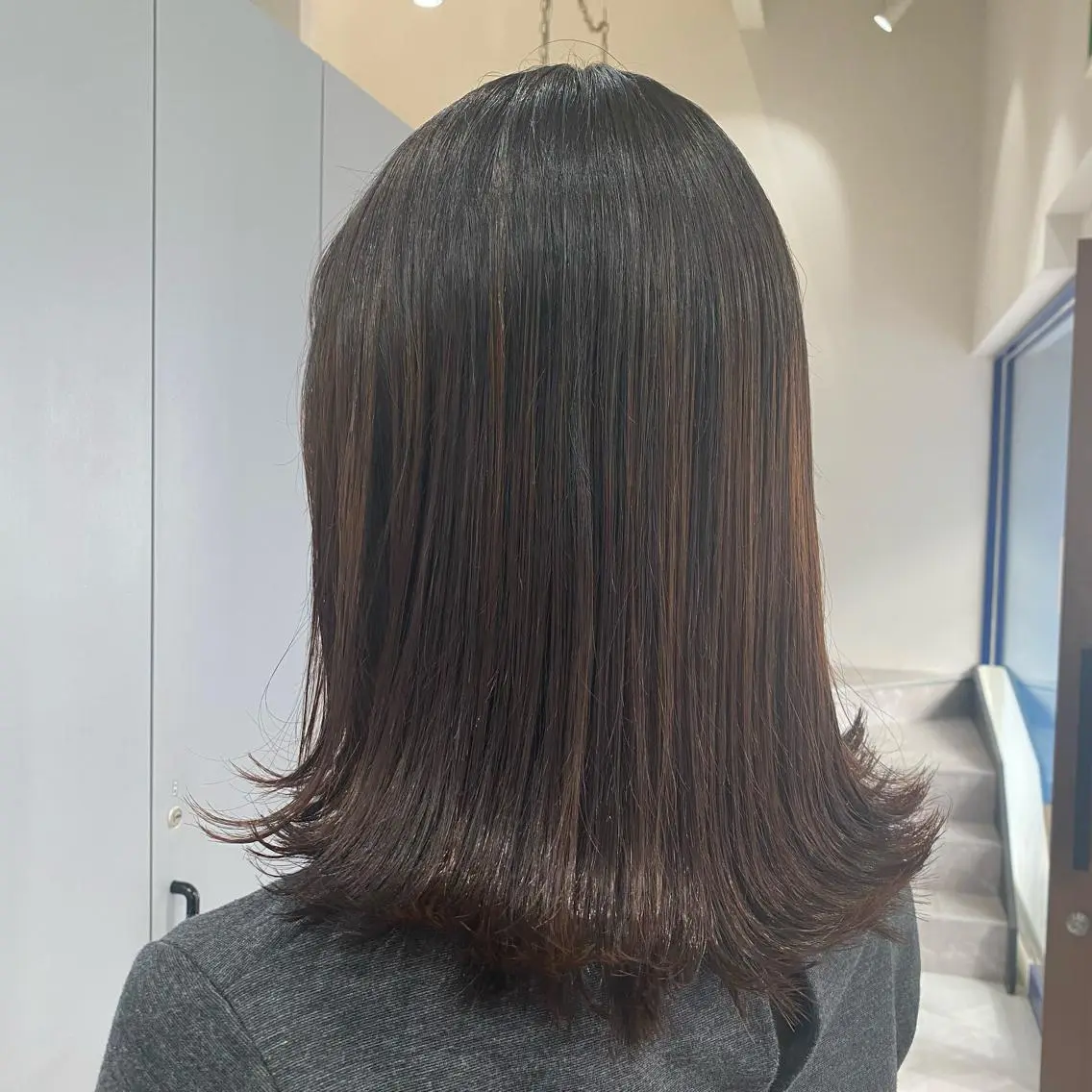 ミディアム 外ハネヘア 村山 豪歩のヘアスタイル