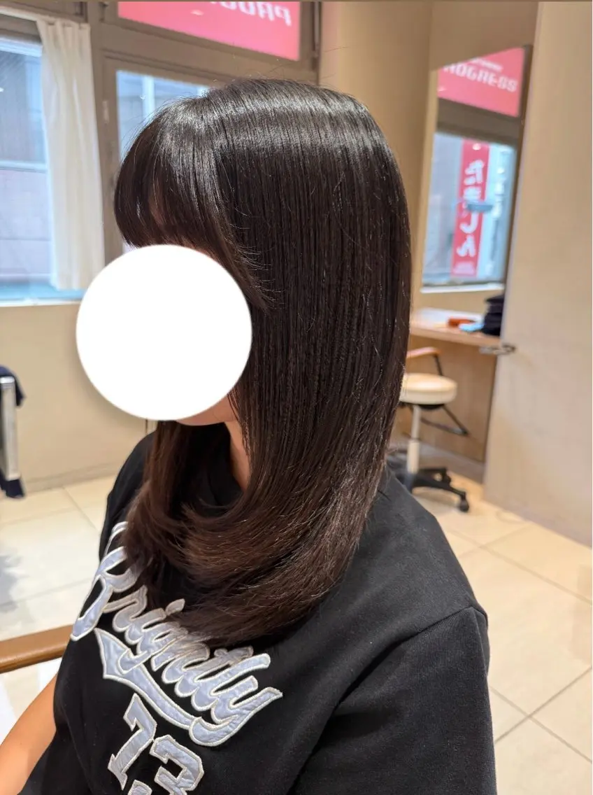 ミディアム カット トリートメント 🤍ツヤ髪🤍 エリカワネオのヘアスタイル