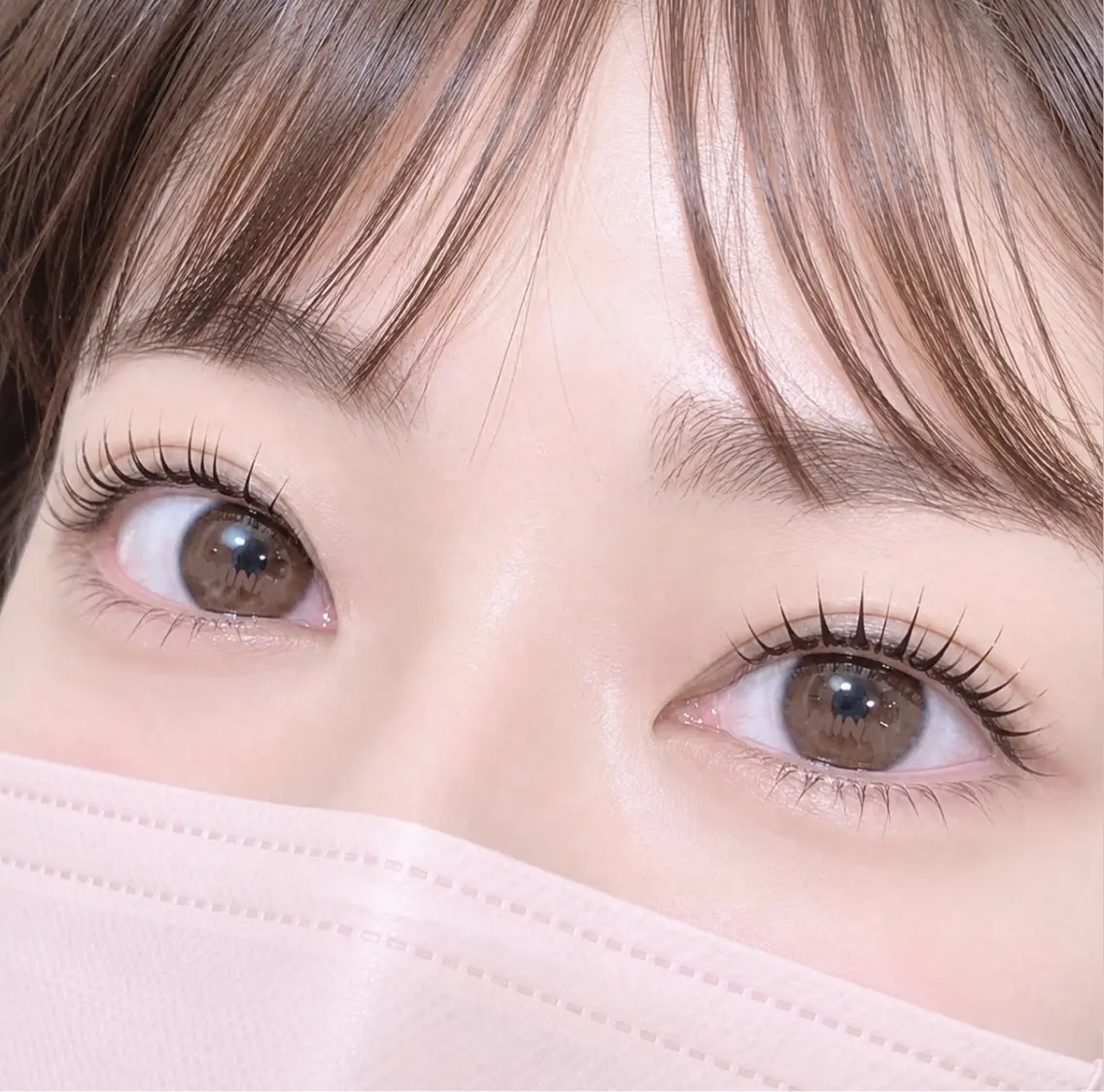 【モデル特別価格❗️3名様限定先着順】まつげパーマ上ピーナッツロッド＋ティントでマスカラを塗ったようなまつ毛に✨の写真