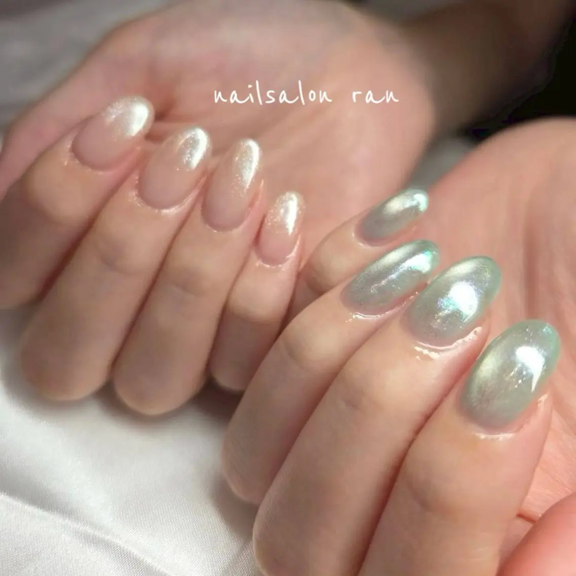 ネイル マグネットネイル ハンドネイル ハンドケア nailsalon ranのネイルデザイン
