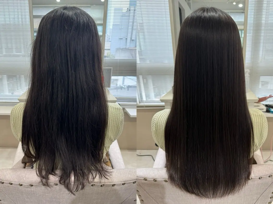 ロング カット 縮毛矯正 トリートメント 髪質改善×縮毛矯正 Core 片山健太のヘアスタイル
