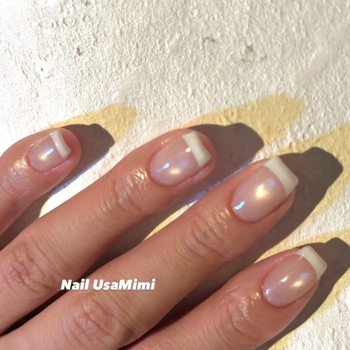 ネイル アートネイル ジェルネイル 韓国ネイル パラジェル ピンク ハンドネイル 本町ネイルNail UsaMimiのネイルデザイン