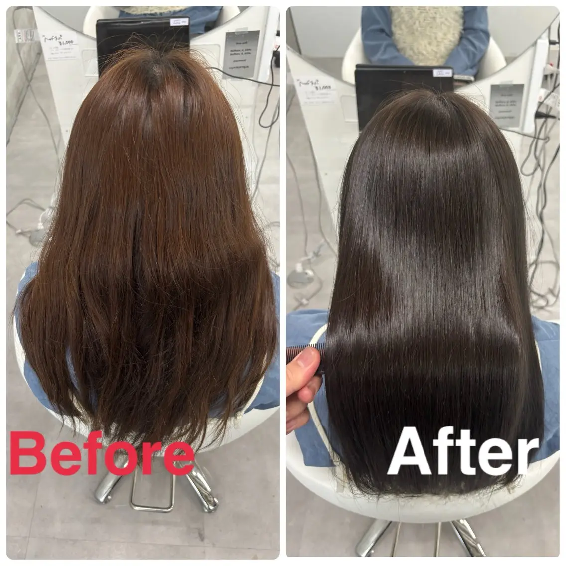 ロング カラー ロング ヘアカラー トリートメント door white hideのヘアスタイル